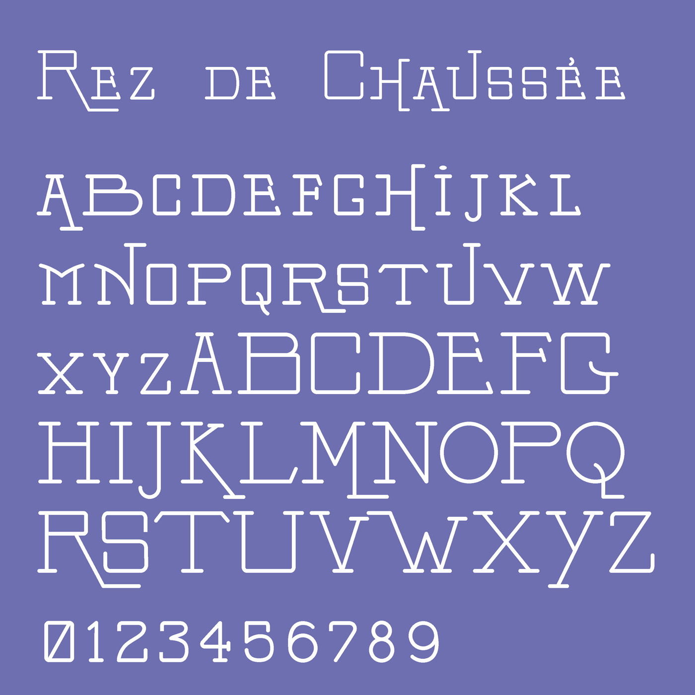 Rex de Chaussee typeface designed by Thomas Bush